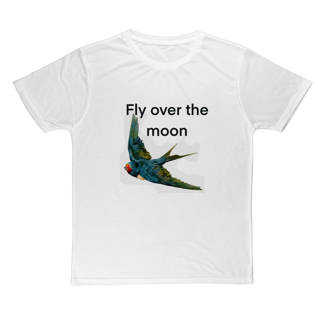 Swallow Bird Tshirt - Freebohochic