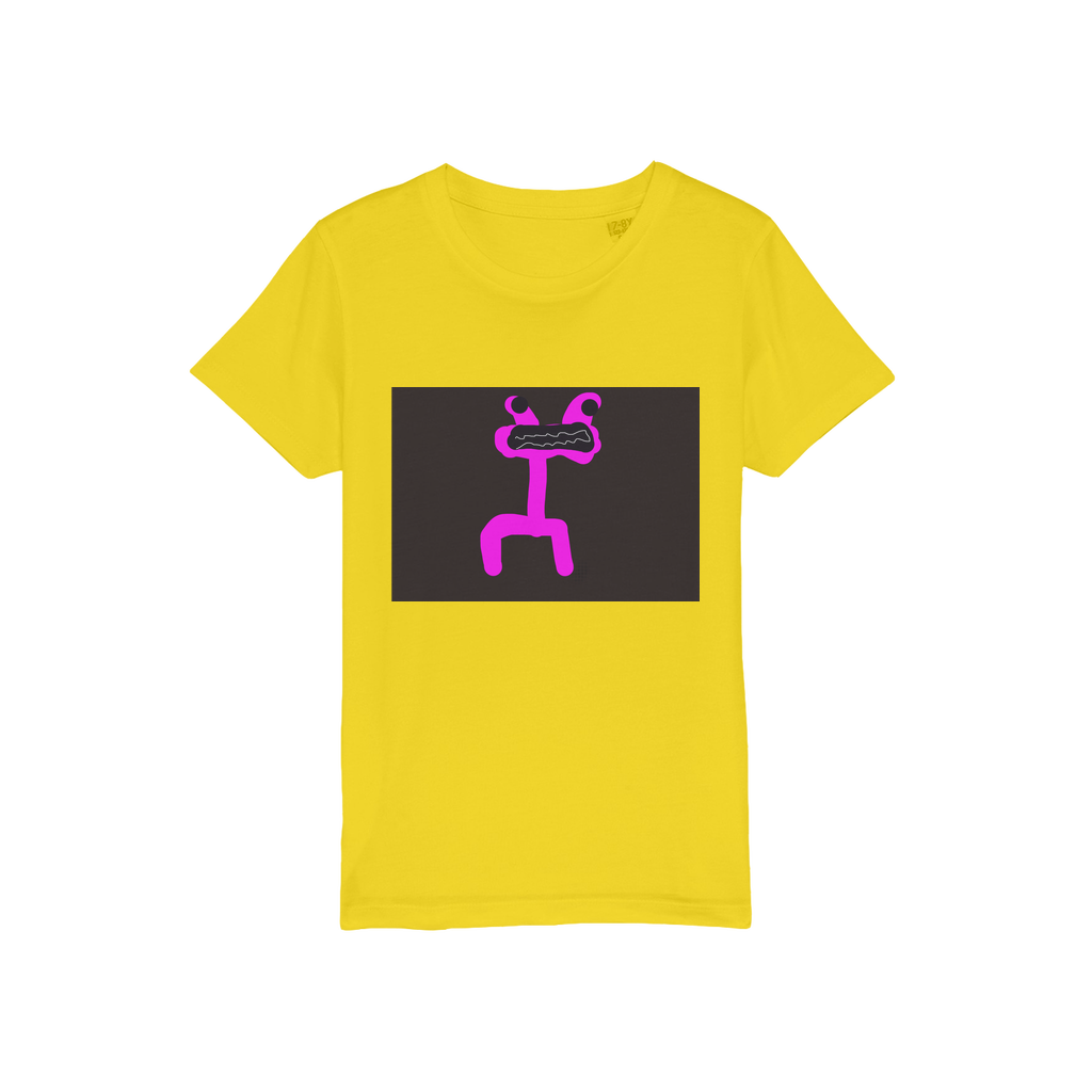 Pink Organic Jersey Kids T-Shirt - Freebohochic