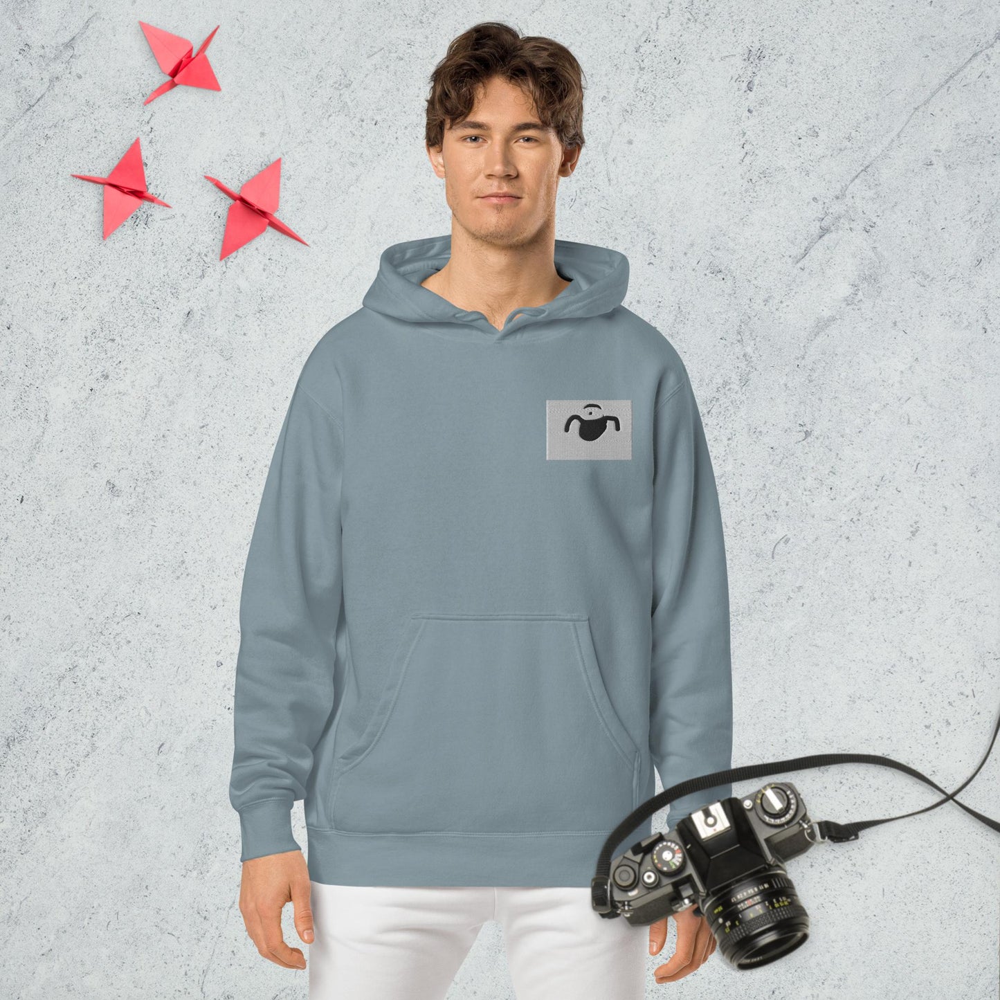 Unisex pigment-dyed hoodie - Freebohochic