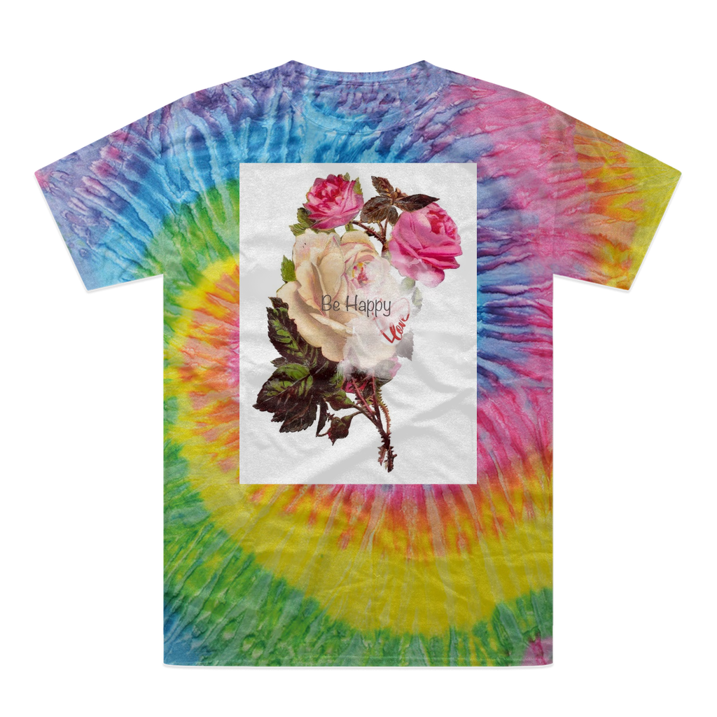 Rose Collection Tie-Dye T-Shirt - Freebohochic