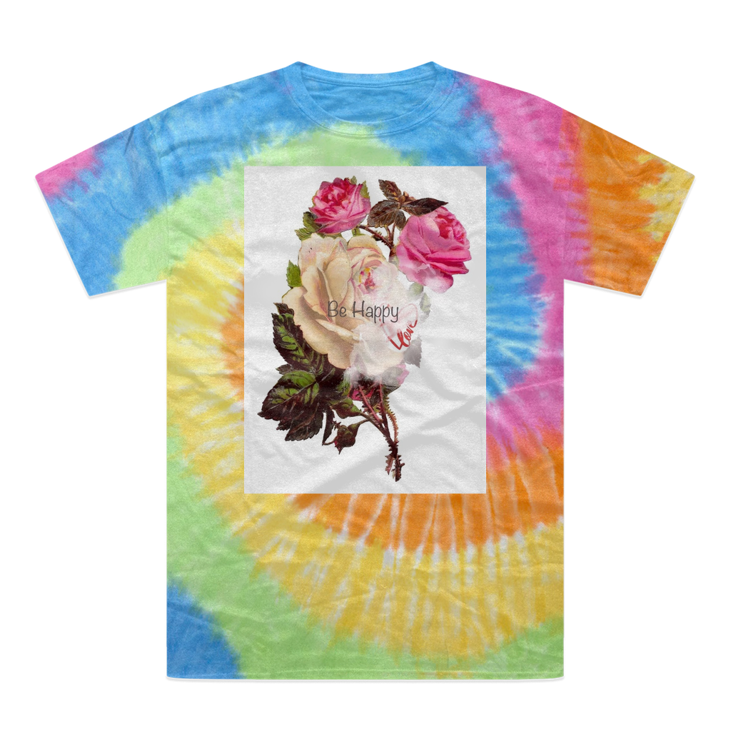 Rose Collection Tie-Dye T-Shirt - Freebohochic