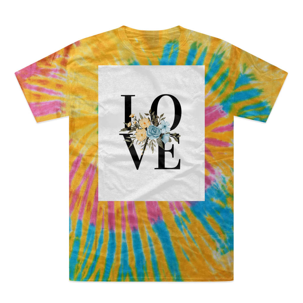 Love Collection Tie-Dye T-Shirt - Freebohochic