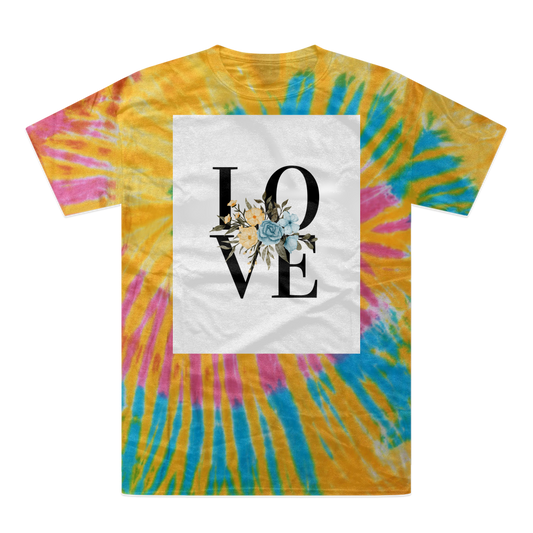 Love Collection Tie-Dye T-Shirt - Freebohochic