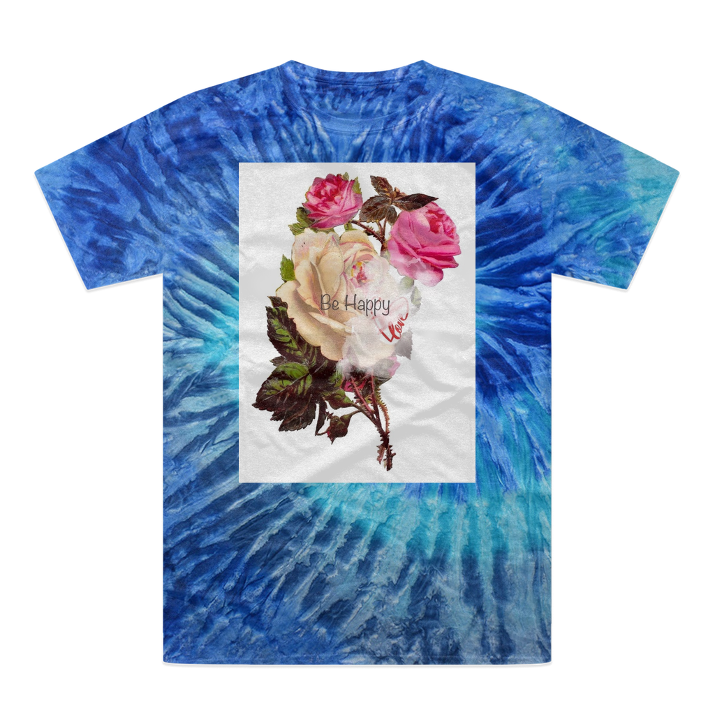 Rose Collection Tie-Dye T-Shirt - Freebohochic