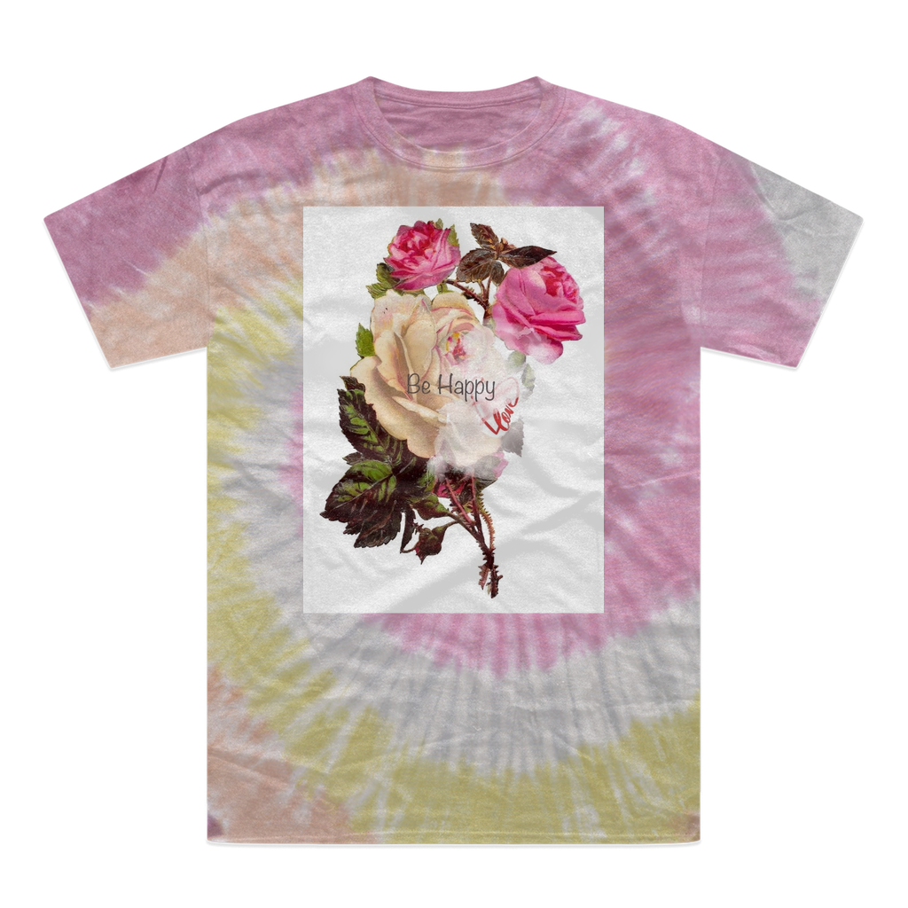 Rose Collection Tie-Dye T-Shirt - Freebohochic