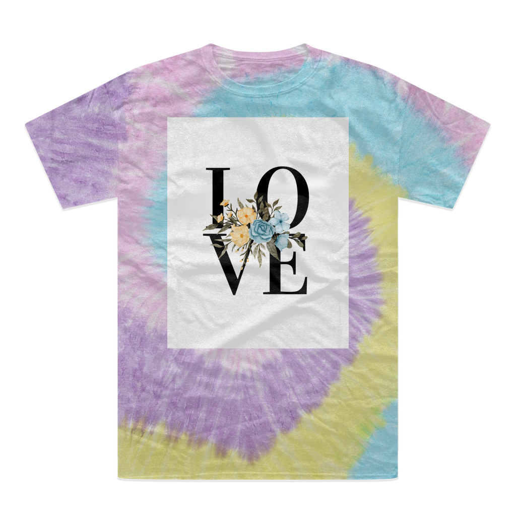 Love Collection Tie-Dye T-Shirt - Freebohochic