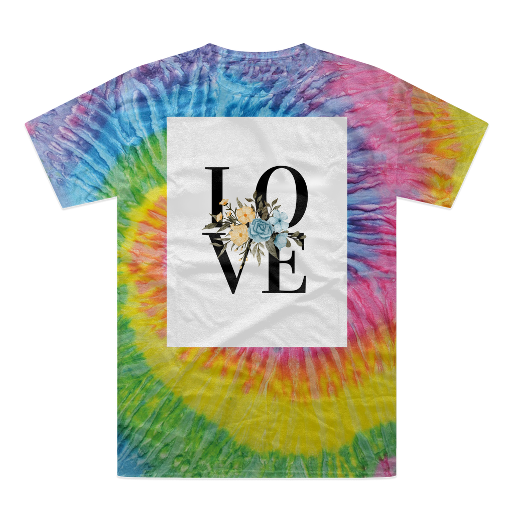 Love Collection Tie-Dye T-Shirt - Freebohochic