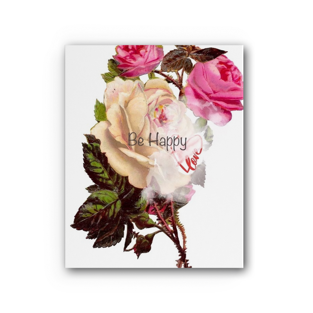 Rose Collection Premium Stretched Canvas - Freebohochic