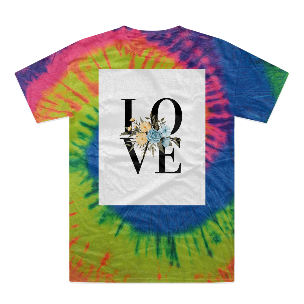 Love Collection Tie-Dye T-Shirt - Freebohochic