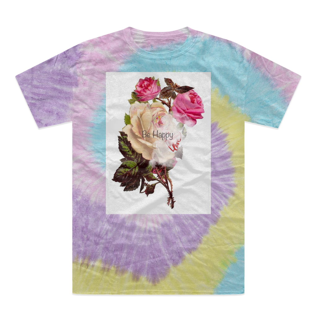 Rose Collection Tie-Dye T-Shirt - Freebohochic