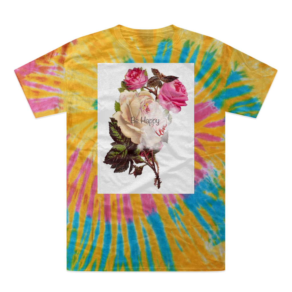 Rose Collection Tie-Dye T-Shirt - Freebohochic