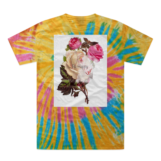 Rose Collection Tie-Dye T-Shirt - Freebohochic