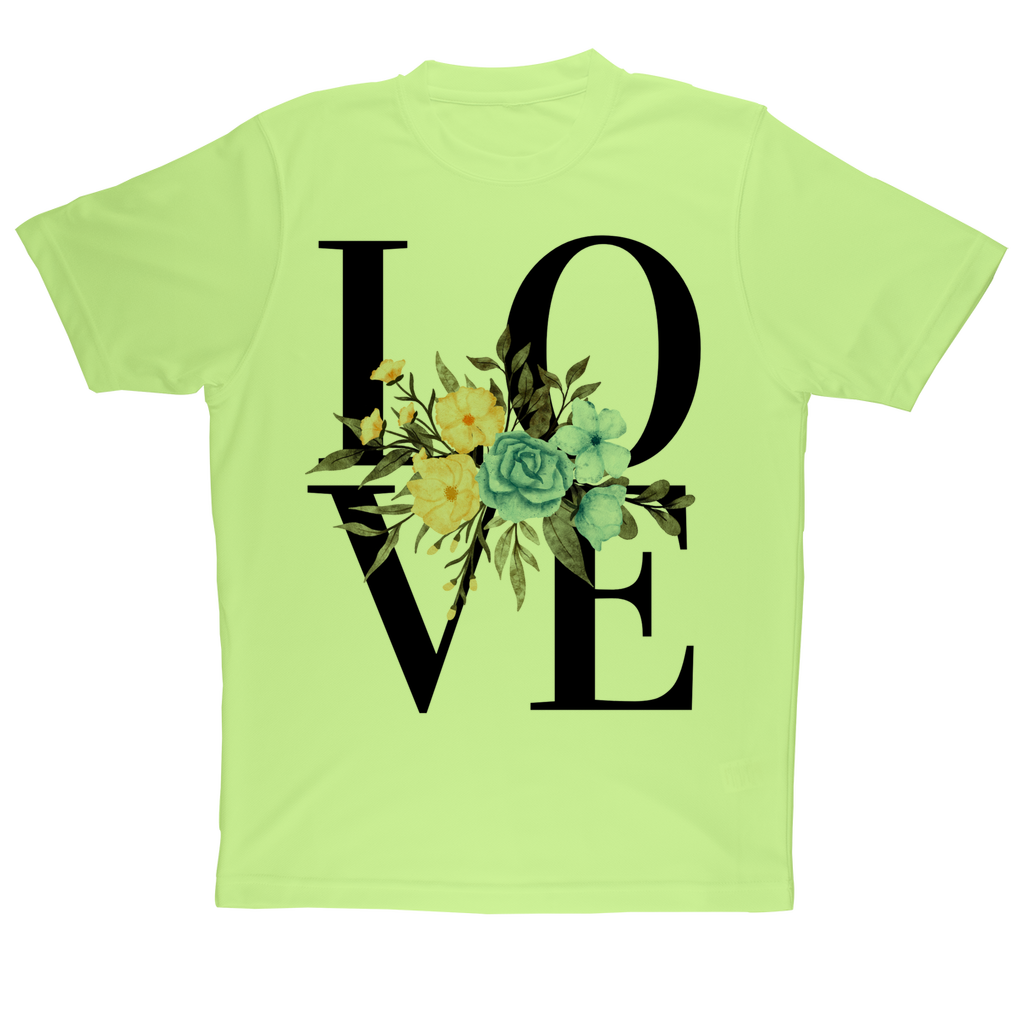 Love Collection Sublimation Performance Adult T-Shirt - Freebohochic