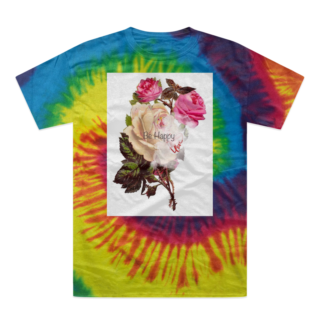 Rose Collection Tie-Dye T-Shirt - Freebohochic