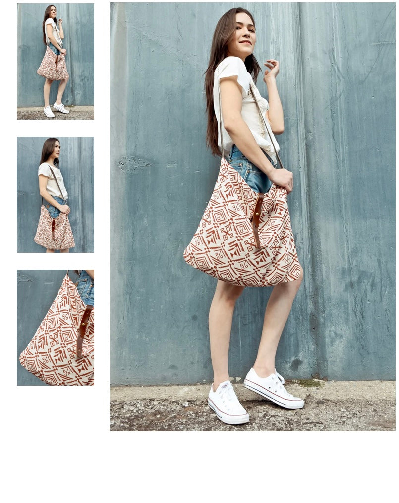 Ethnic Print Shoulder Bag by Lovestitch - Freebohochic
