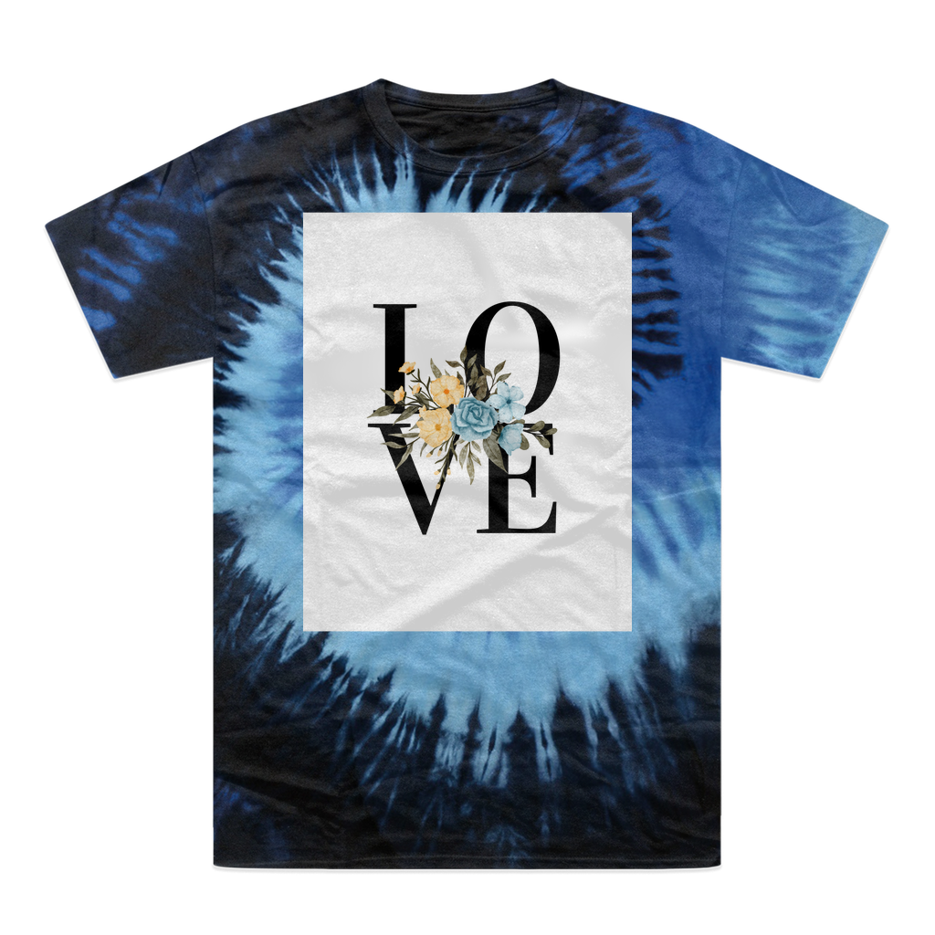 Love Collection Tie-Dye T-Shirt - Freebohochic