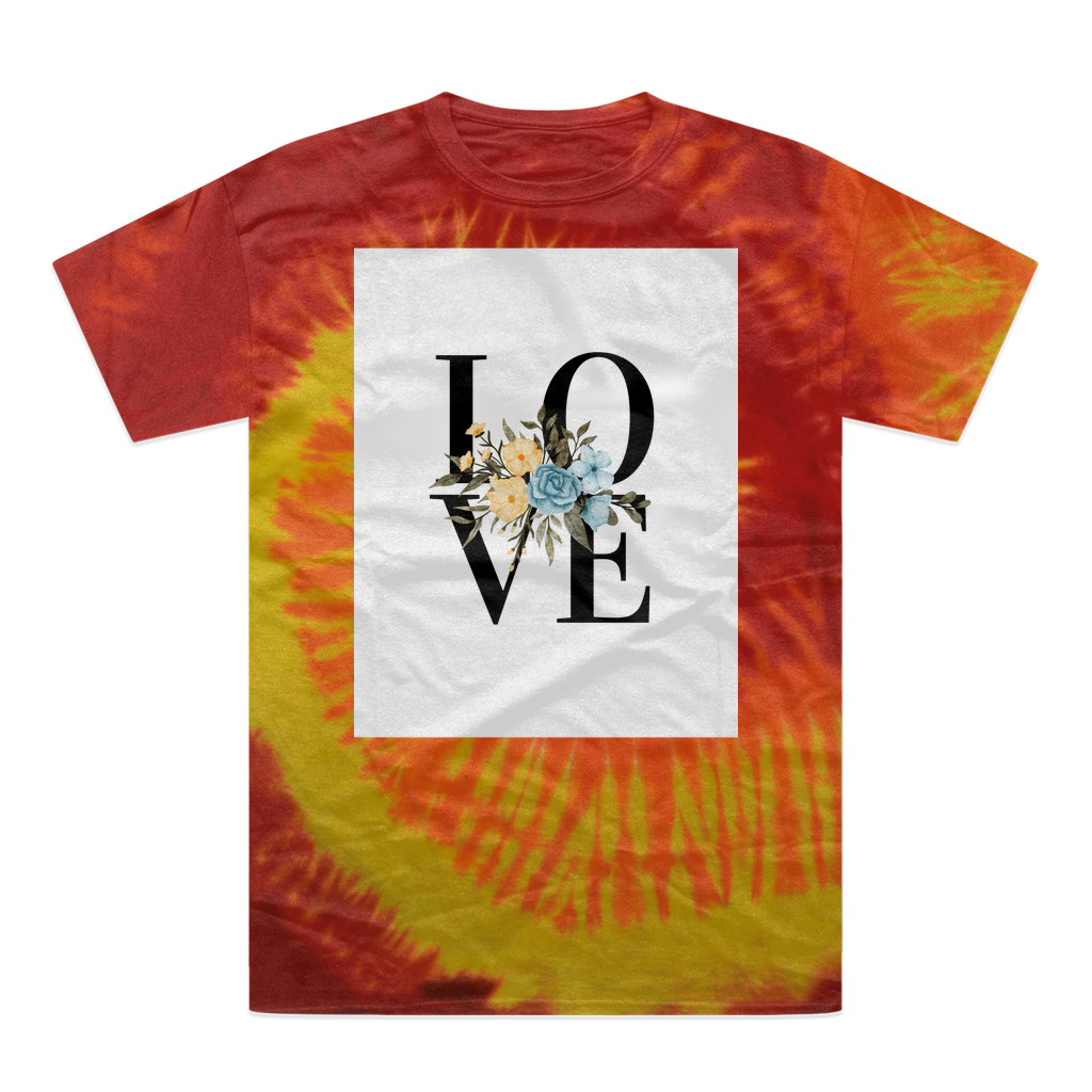 Love Collection Tie-Dye T-Shirt - Freebohochic
