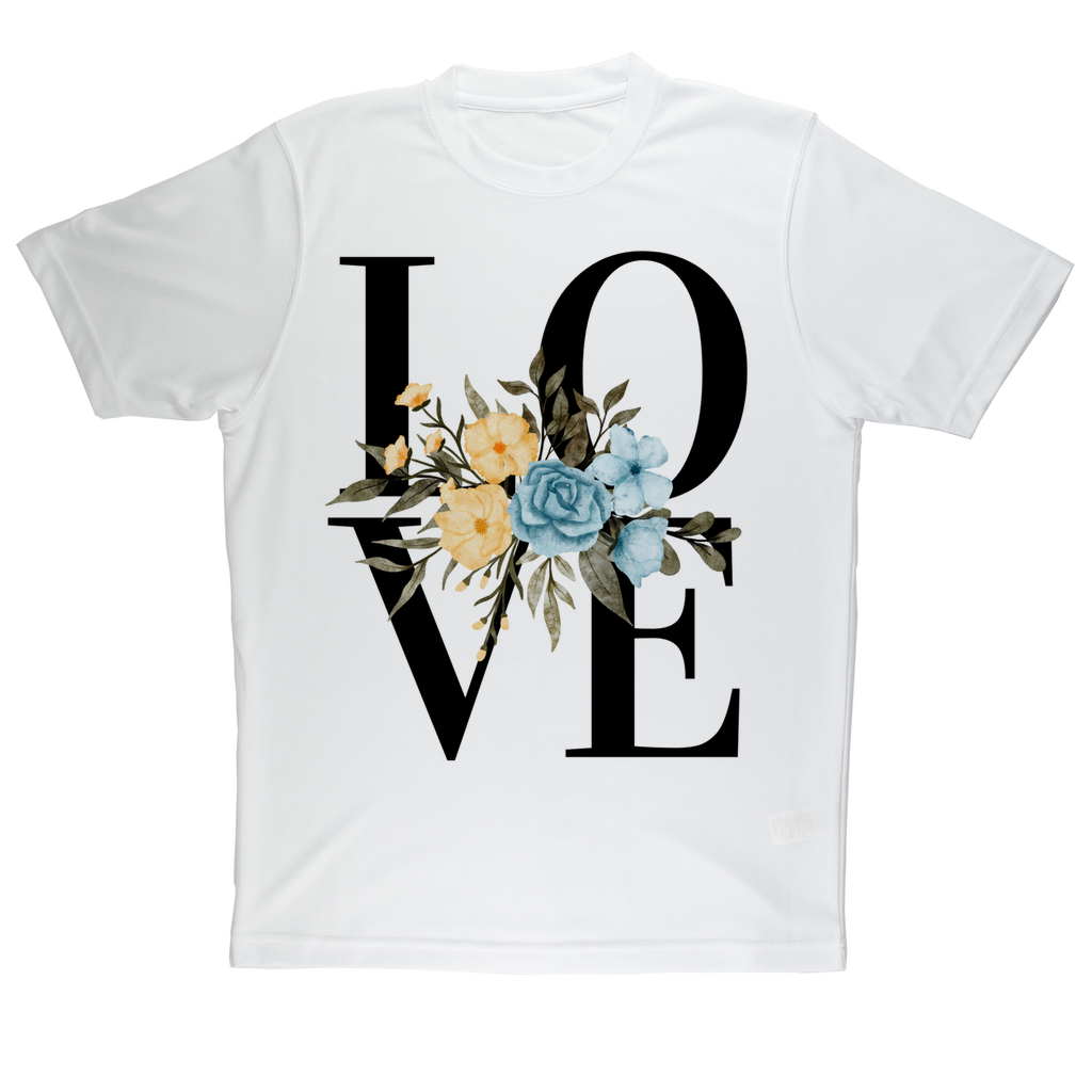 Love Collection Sublimation Performance Adult T-Shirt - Freebohochic