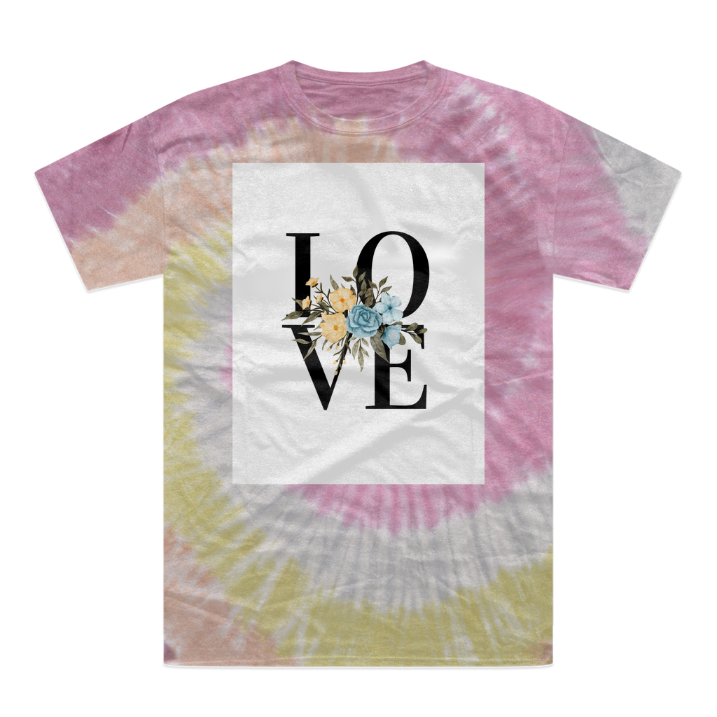 Love Collection Tie-Dye T-Shirt - Freebohochic