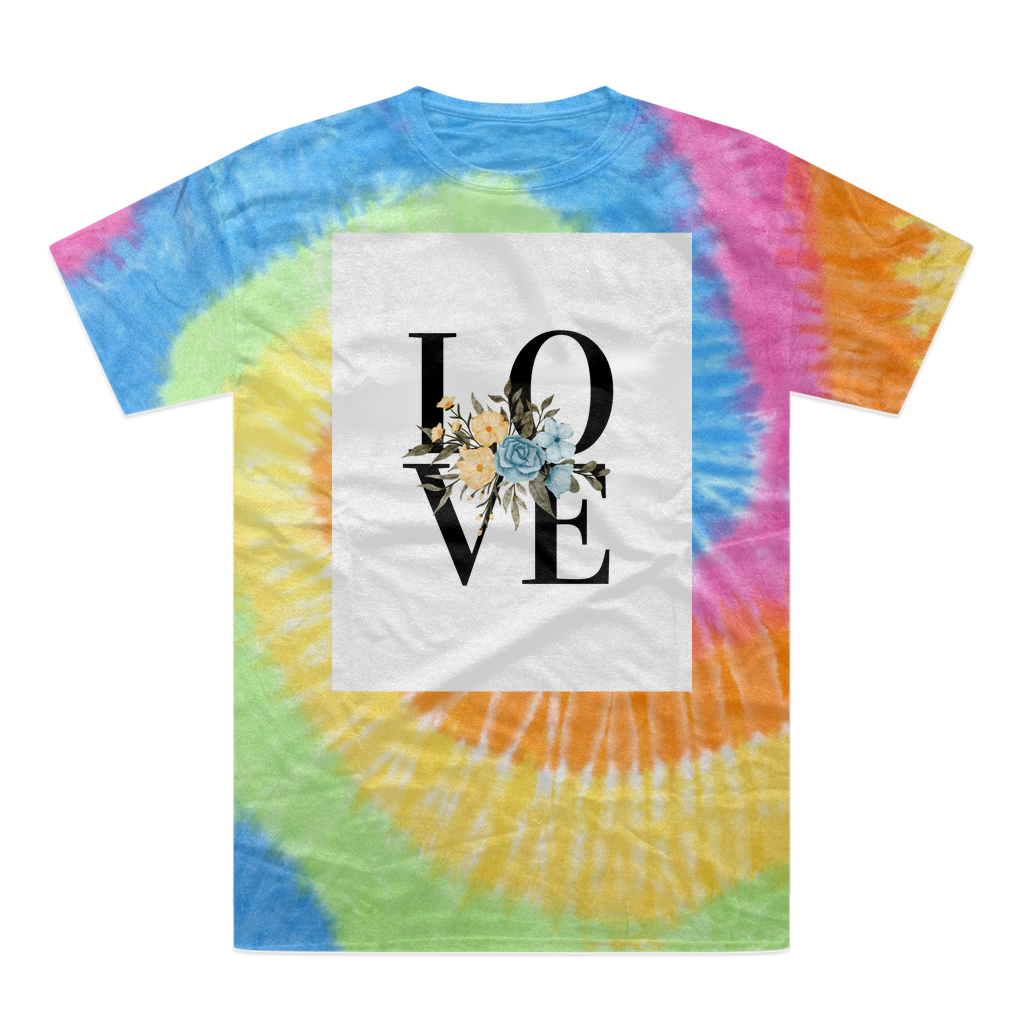 Love Collection Tie-Dye T-Shirt - Freebohochic