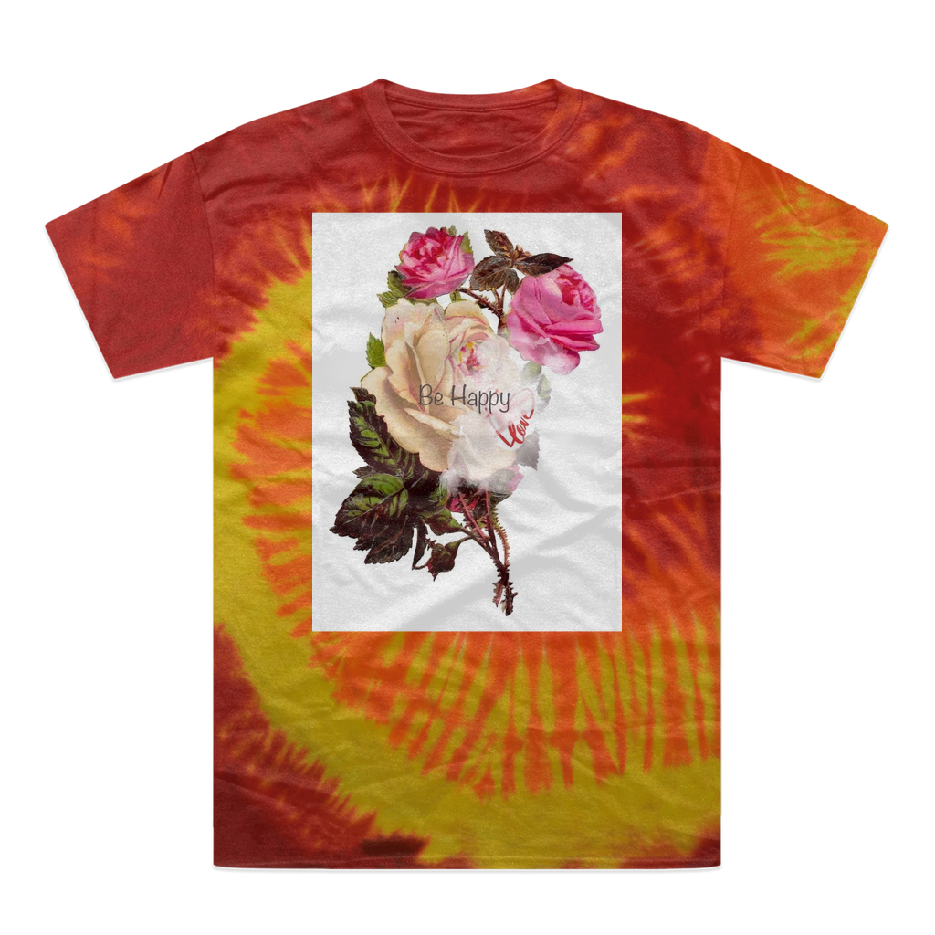 Rose Collection Tie-Dye T-Shirt - Freebohochic