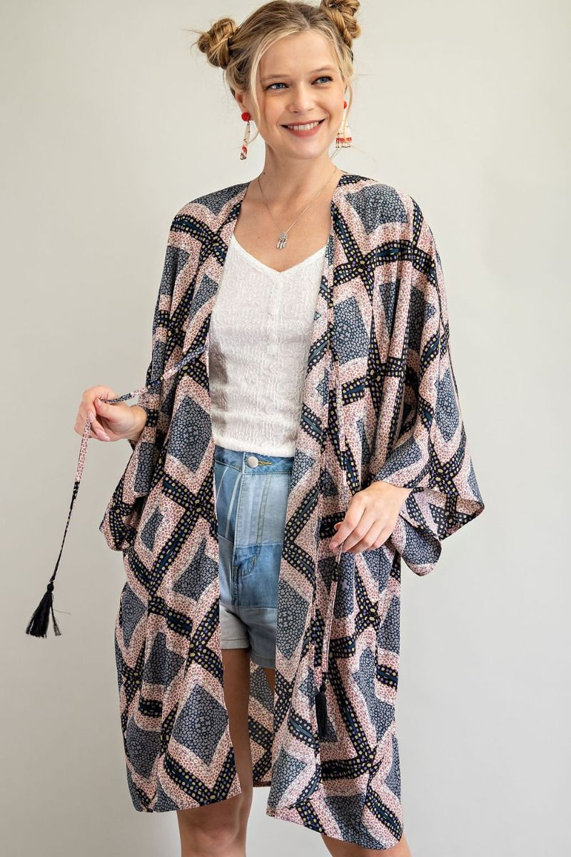 Kimono Summer Look - Freebohochic