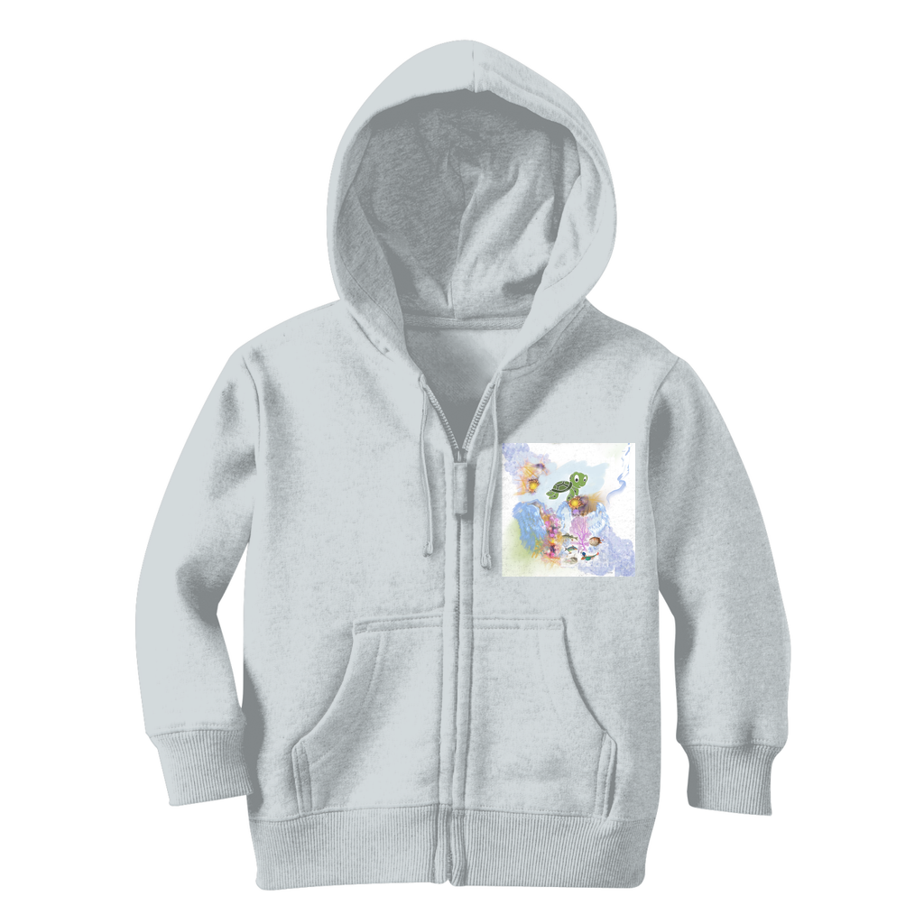 Under the Sea Classic Kids Zip Hoodie - Freebohochic