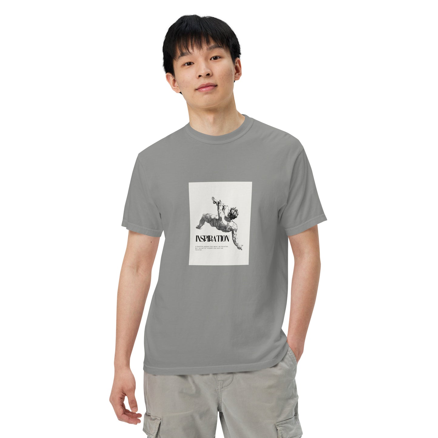 Unisex garment-dyed heavyweight t-shirt - Freebohochic