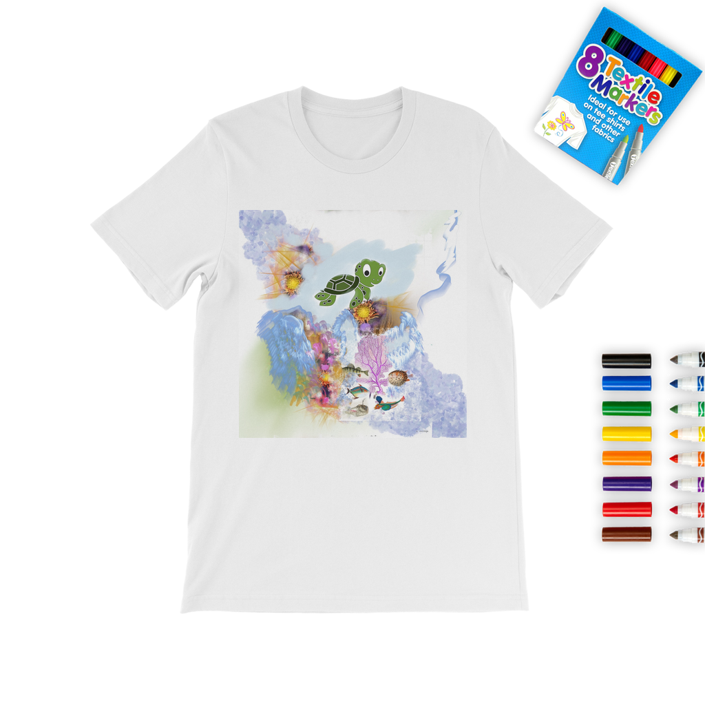 Under the Sea Colouring T-Shirt - Freebohochic