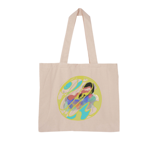 Boho in Circle Large Organic Tote Bag - Freebohochic