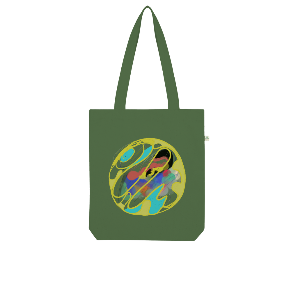 Boho in Circle Organic Tote Bag - Freebohochic