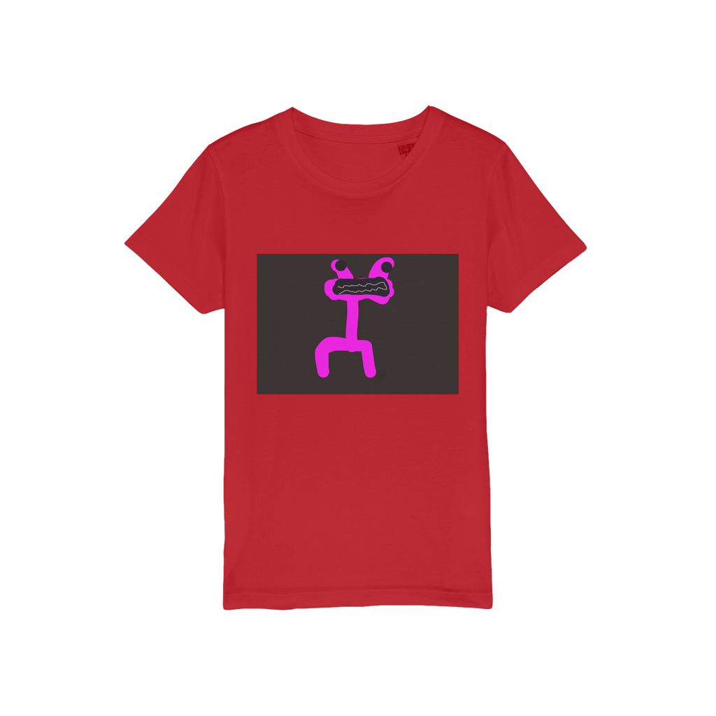 Pink Organic Jersey Kids T-Shirt - Freebohochic