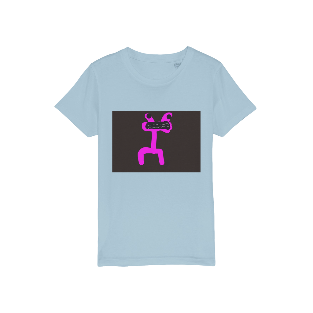 Pink Organic Jersey Kids T-Shirt - Freebohochic