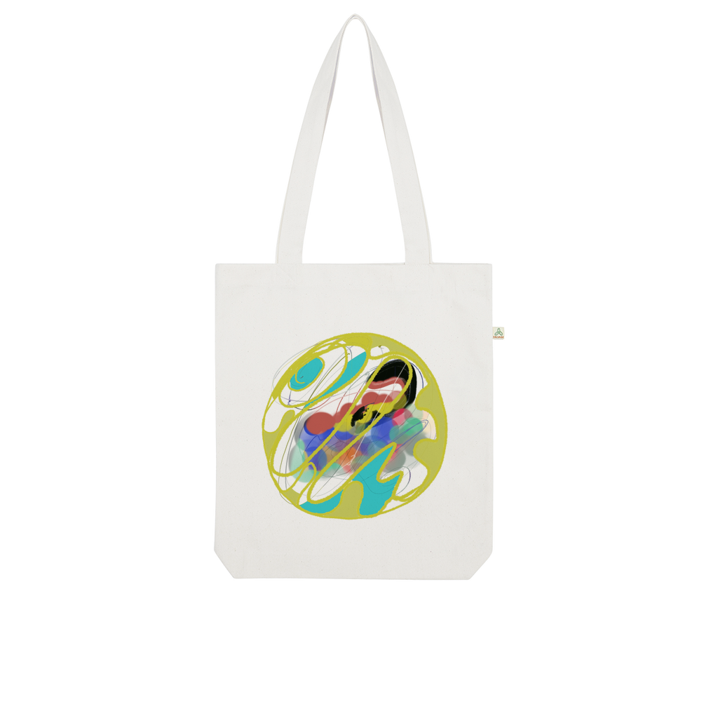 Boho in Circle Organic Tote Bag - Freebohochic