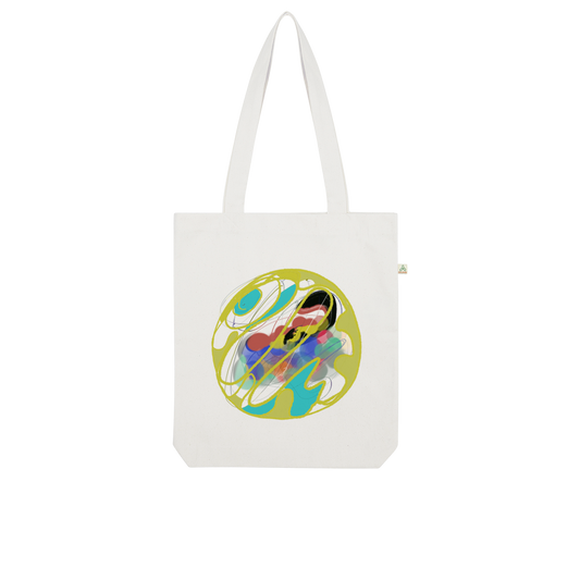 Boho in Circle Organic Tote Bag - Freebohochic