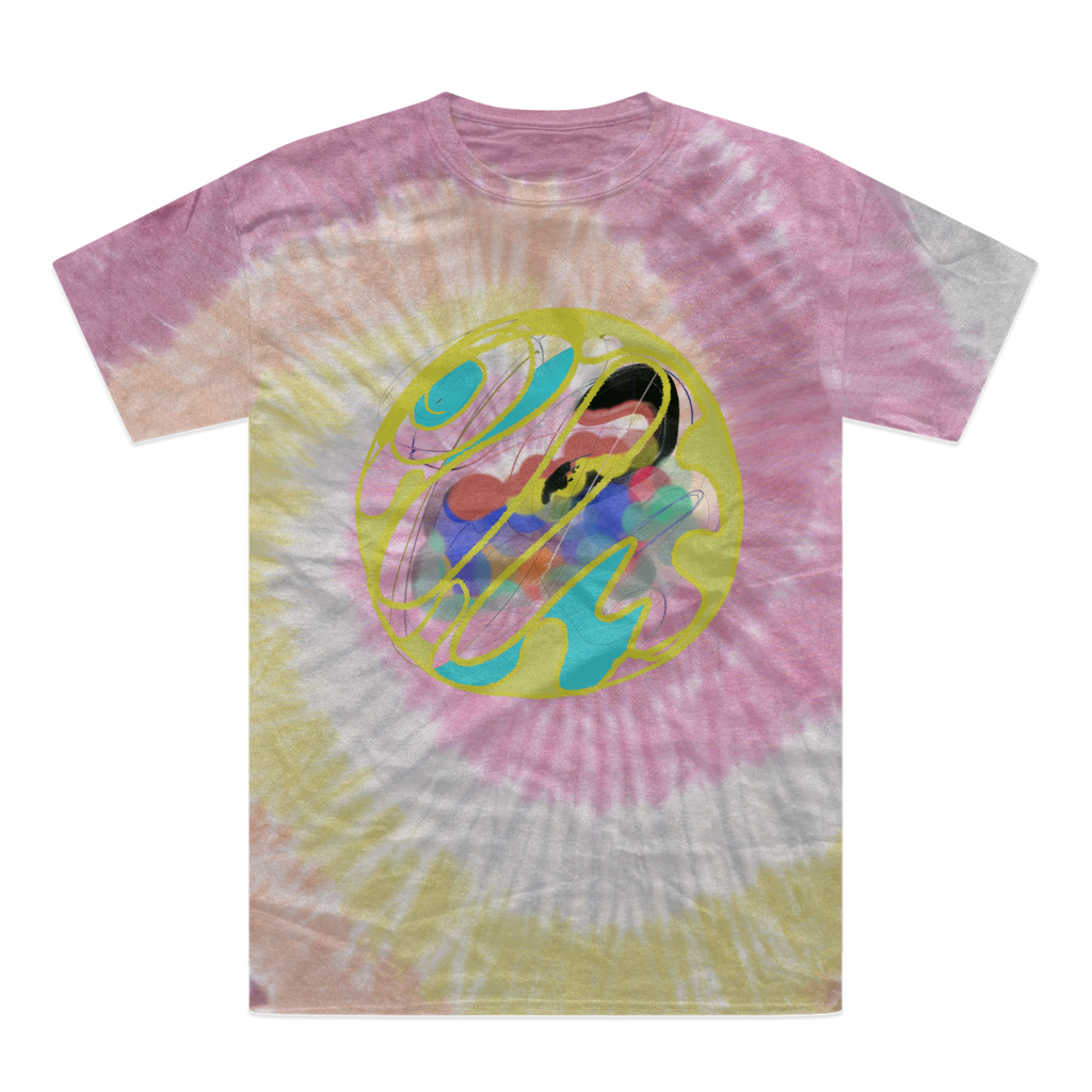 Boho in Circle Tie-Dye T-Shirt - Freebohochic