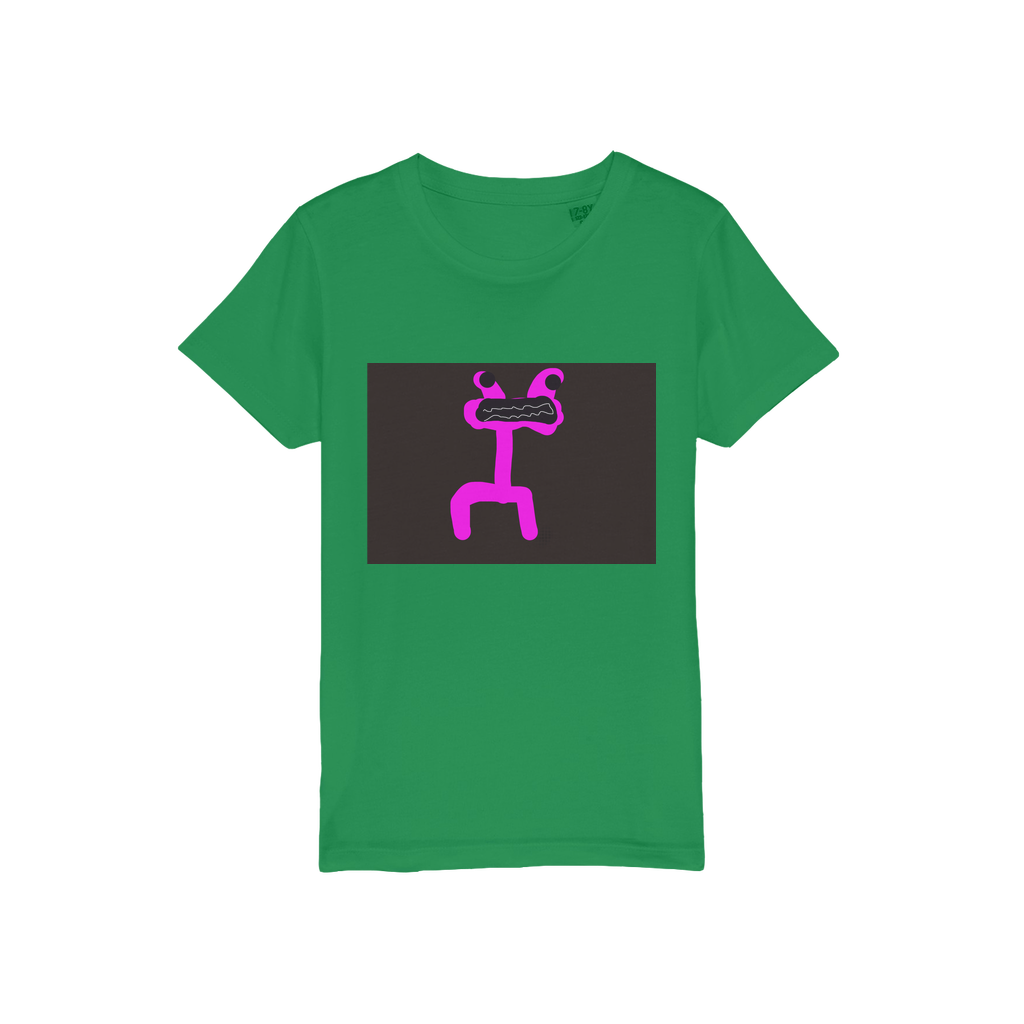 Pink Organic Jersey Kids T-Shirt - Freebohochic