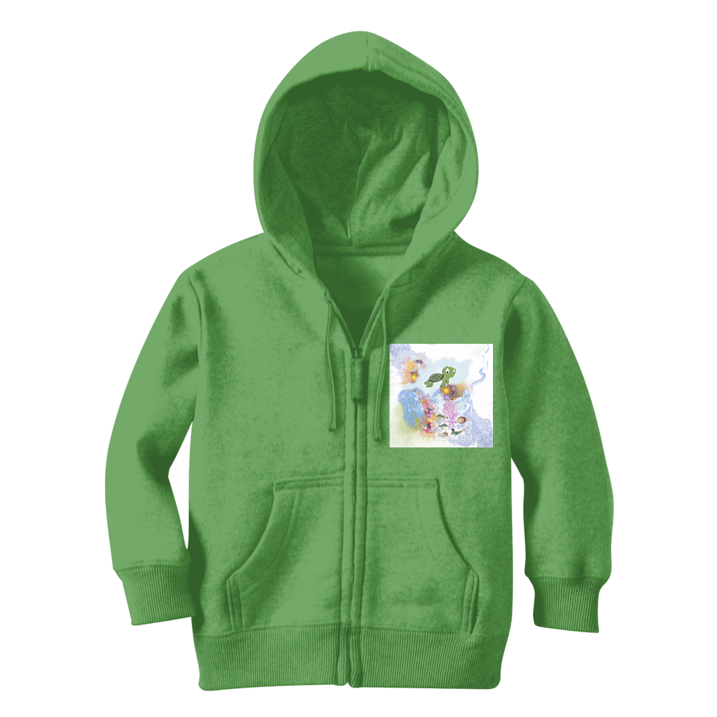 Under the Sea Classic Kids Zip Hoodie - Freebohochic