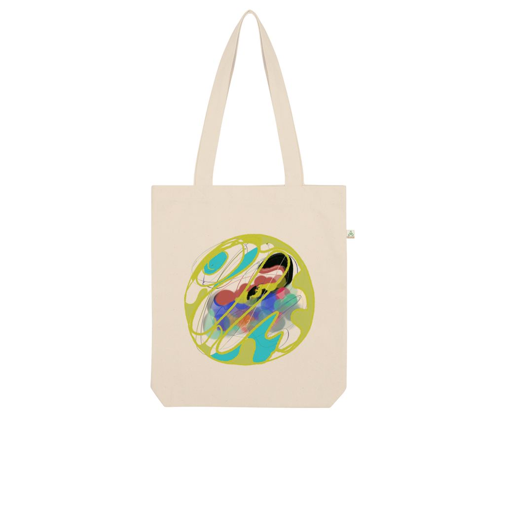Boho in Circle Organic Tote Bag - Freebohochic