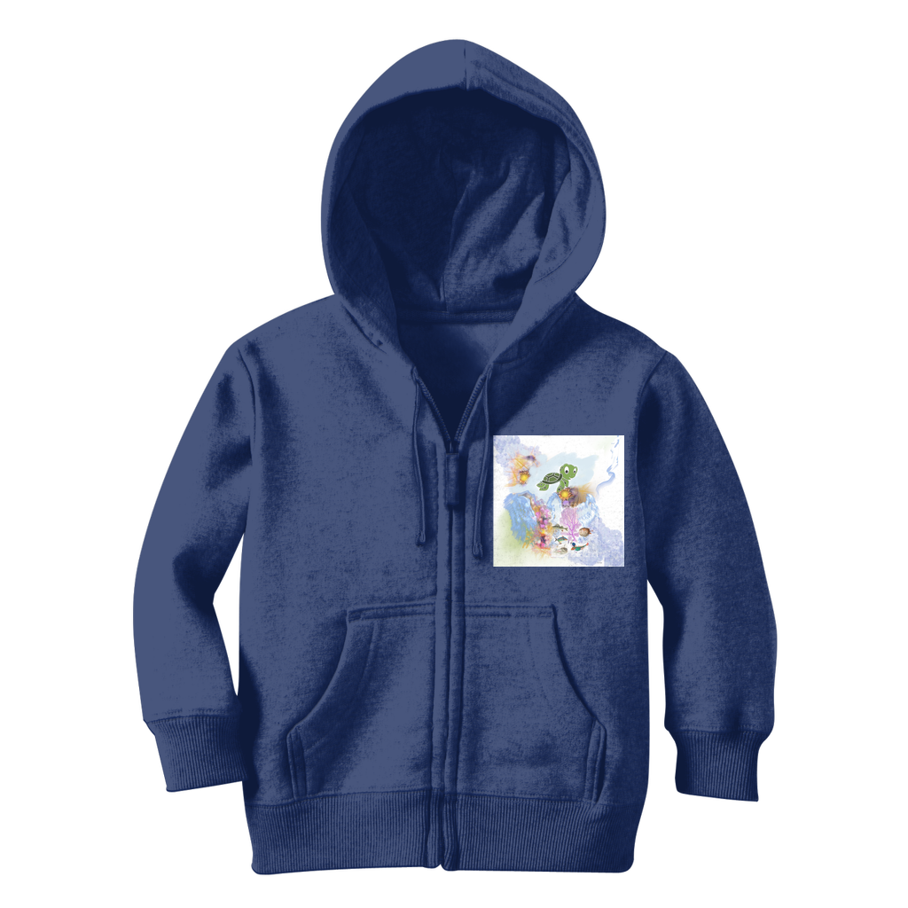 Under the Sea Classic Kids Zip Hoodie - Freebohochic
