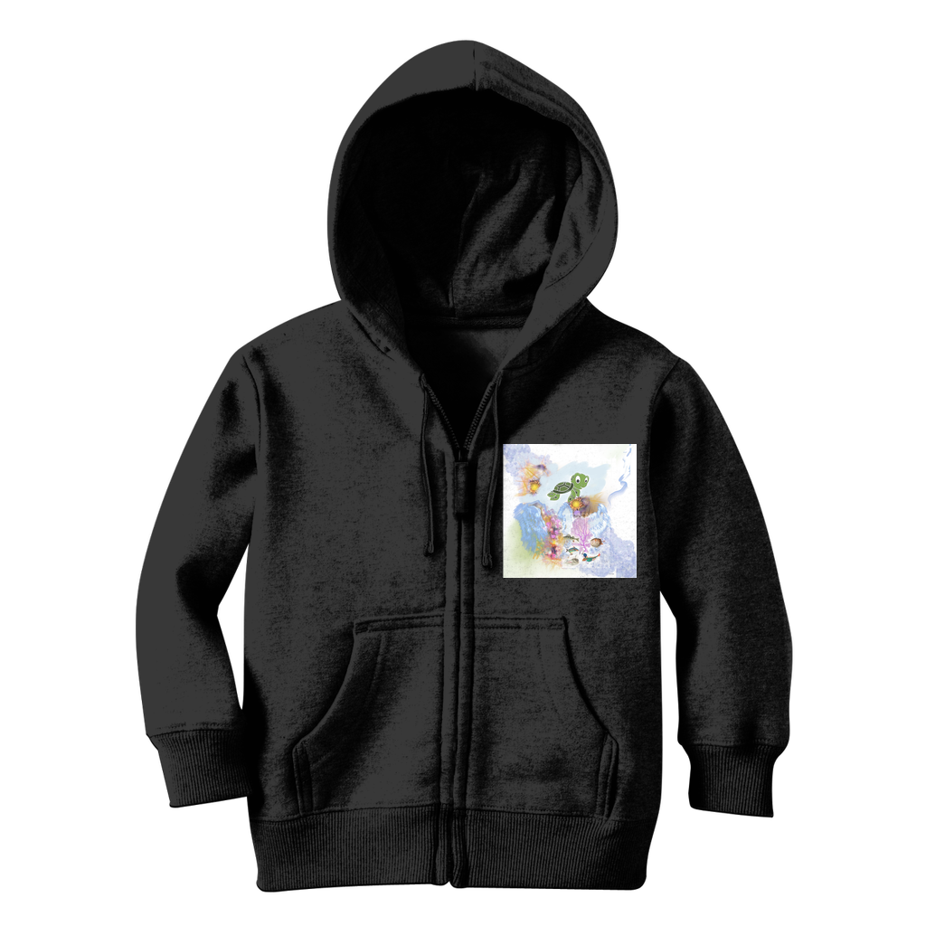 Under the Sea Classic Kids Zip Hoodie - Freebohochic