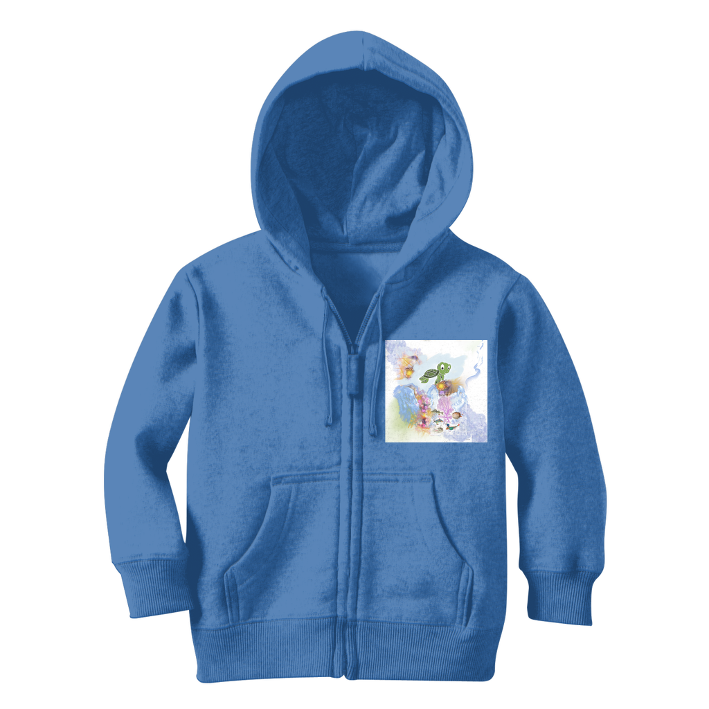 Under the Sea Classic Kids Zip Hoodie - Freebohochic