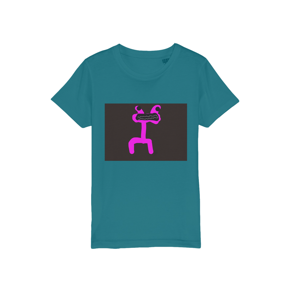 Pink Organic Jersey Kids T-Shirt - Freebohochic