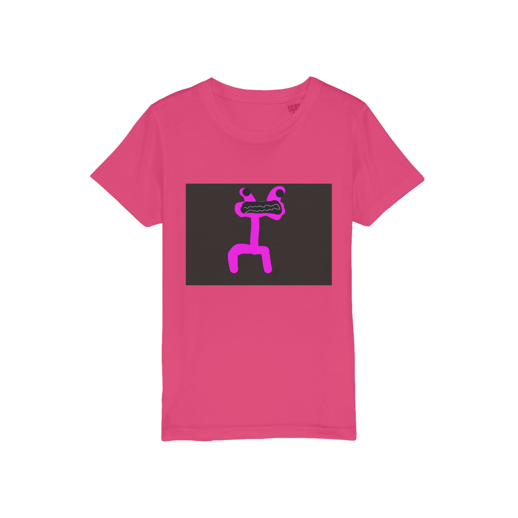 Pink Organic Jersey Kids T-Shirt - Freebohochic