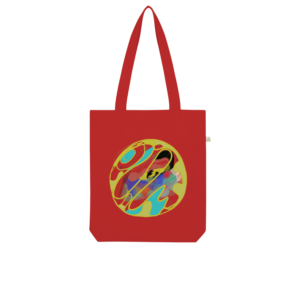 Boho in Circle Organic Tote Bag - Freebohochic