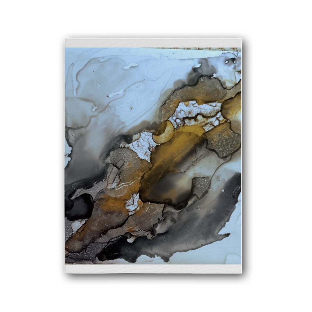 Lava Flow Premium Stretched Canvas - Freebohochic