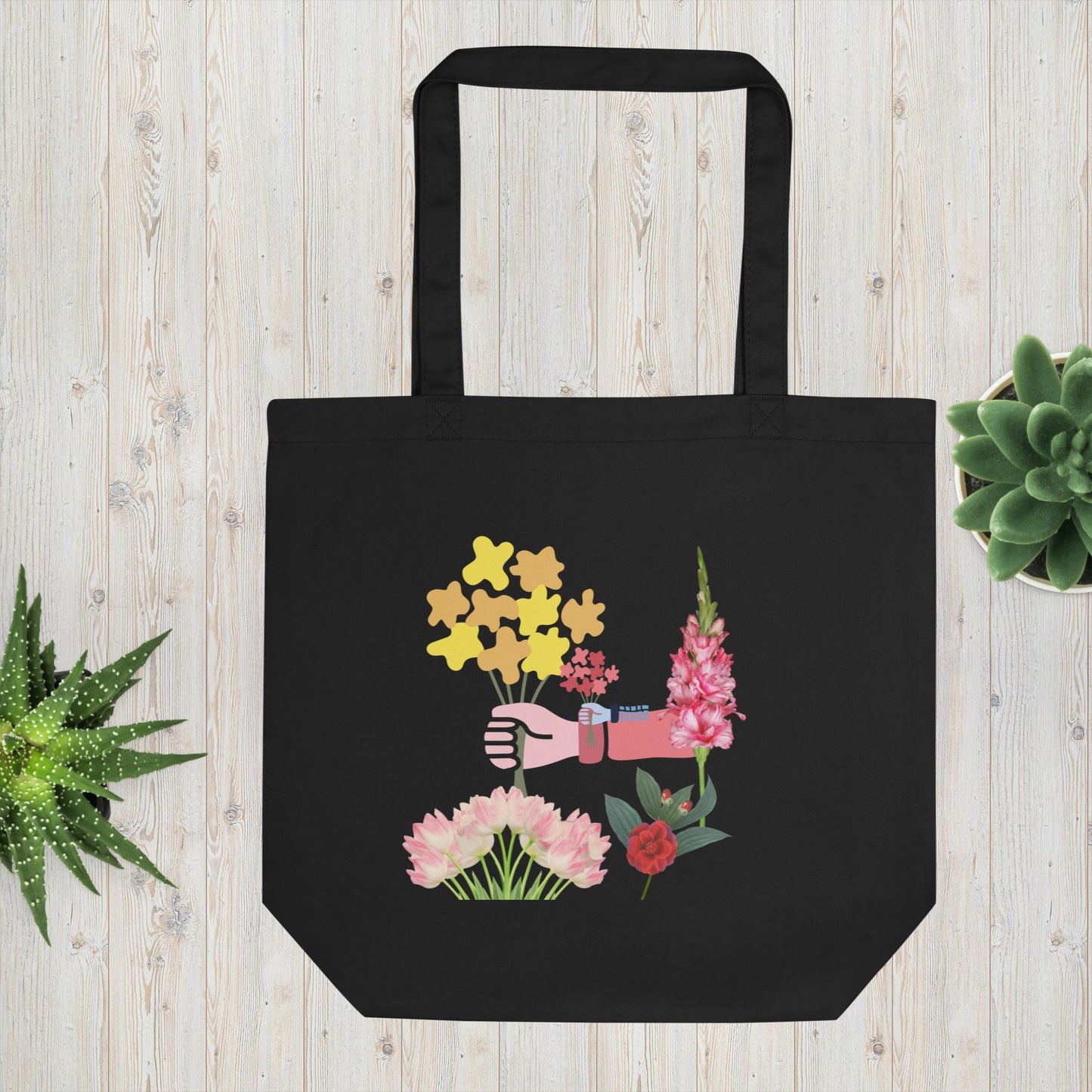 Go Green Tote Bag - Freebohochic