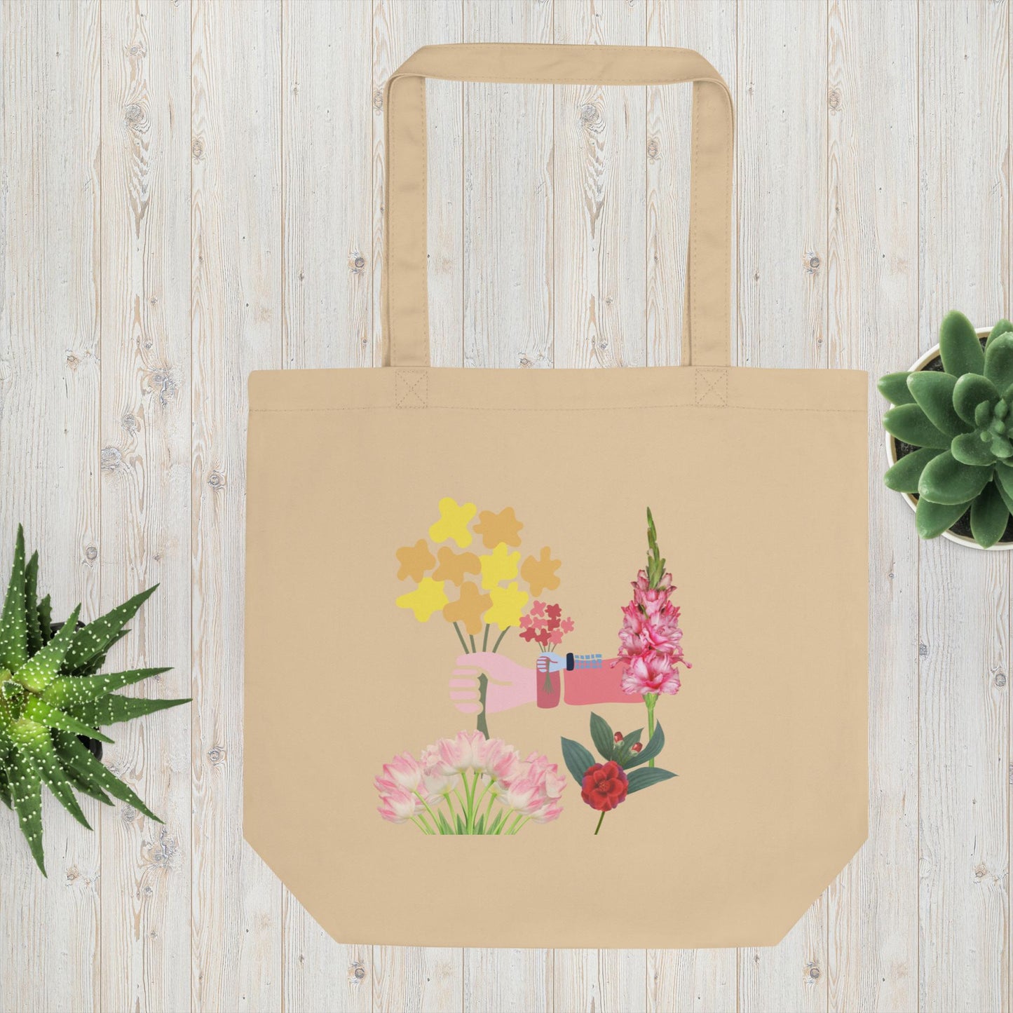 Go Green Tote Bag - Freebohochic