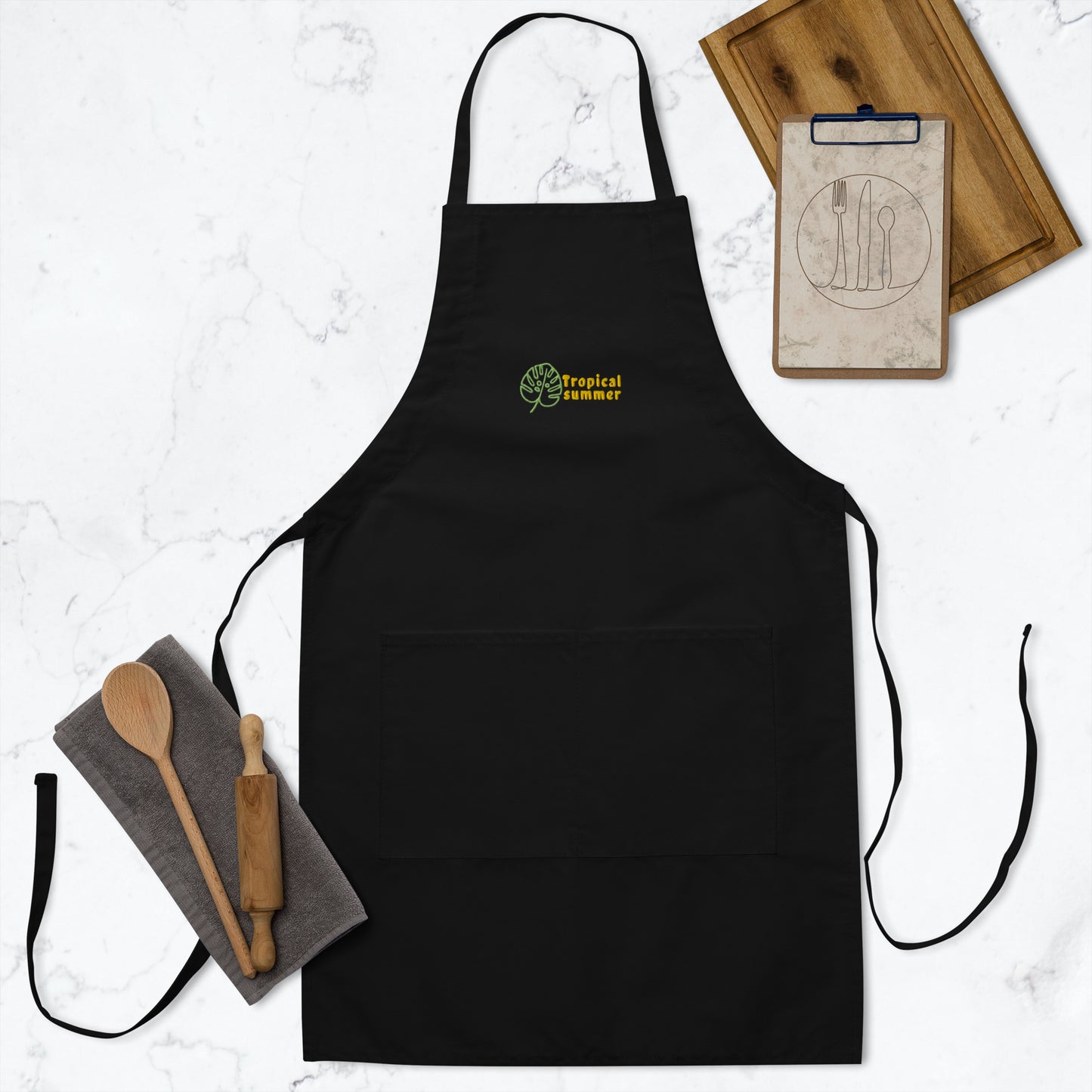 Embroidered Apron - Freebohochic