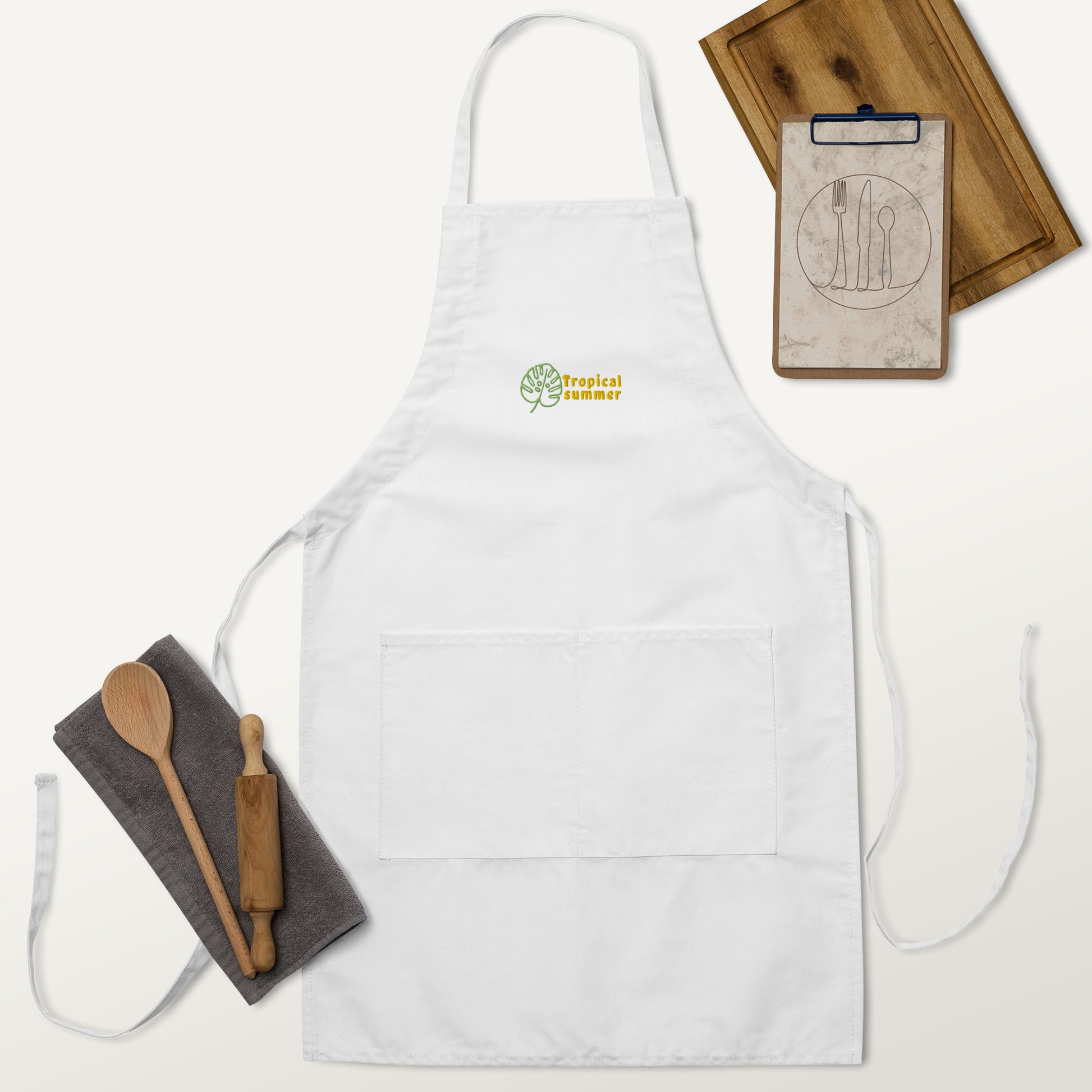 Embroidered Apron - Freebohochic